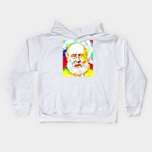 Anthony Trollope Portrait | Anthony Trollope Colourful Artwork 11 Kids Hoodie